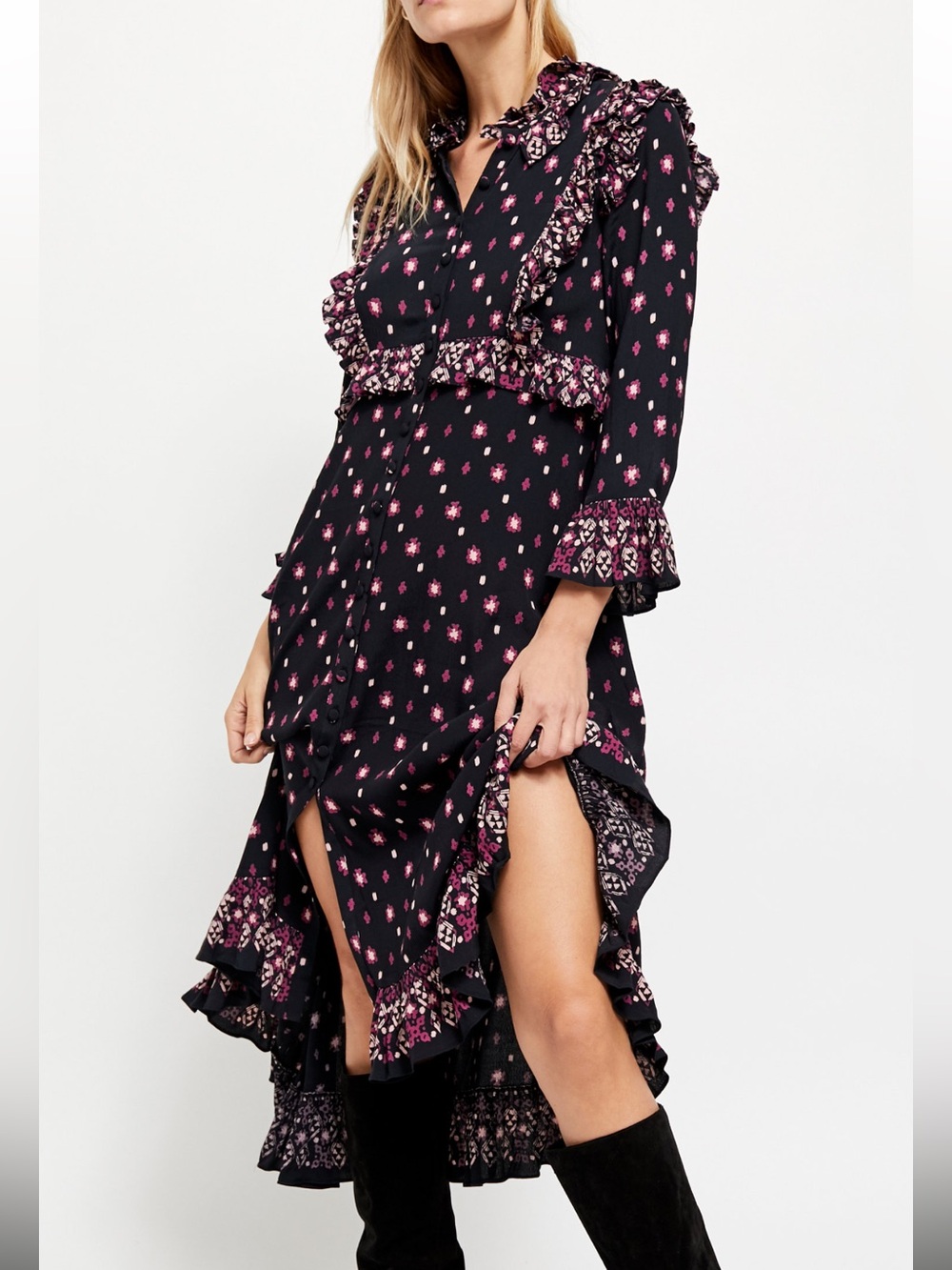 Free People Calico Skies Dress